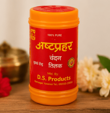 White Chandan Teeka